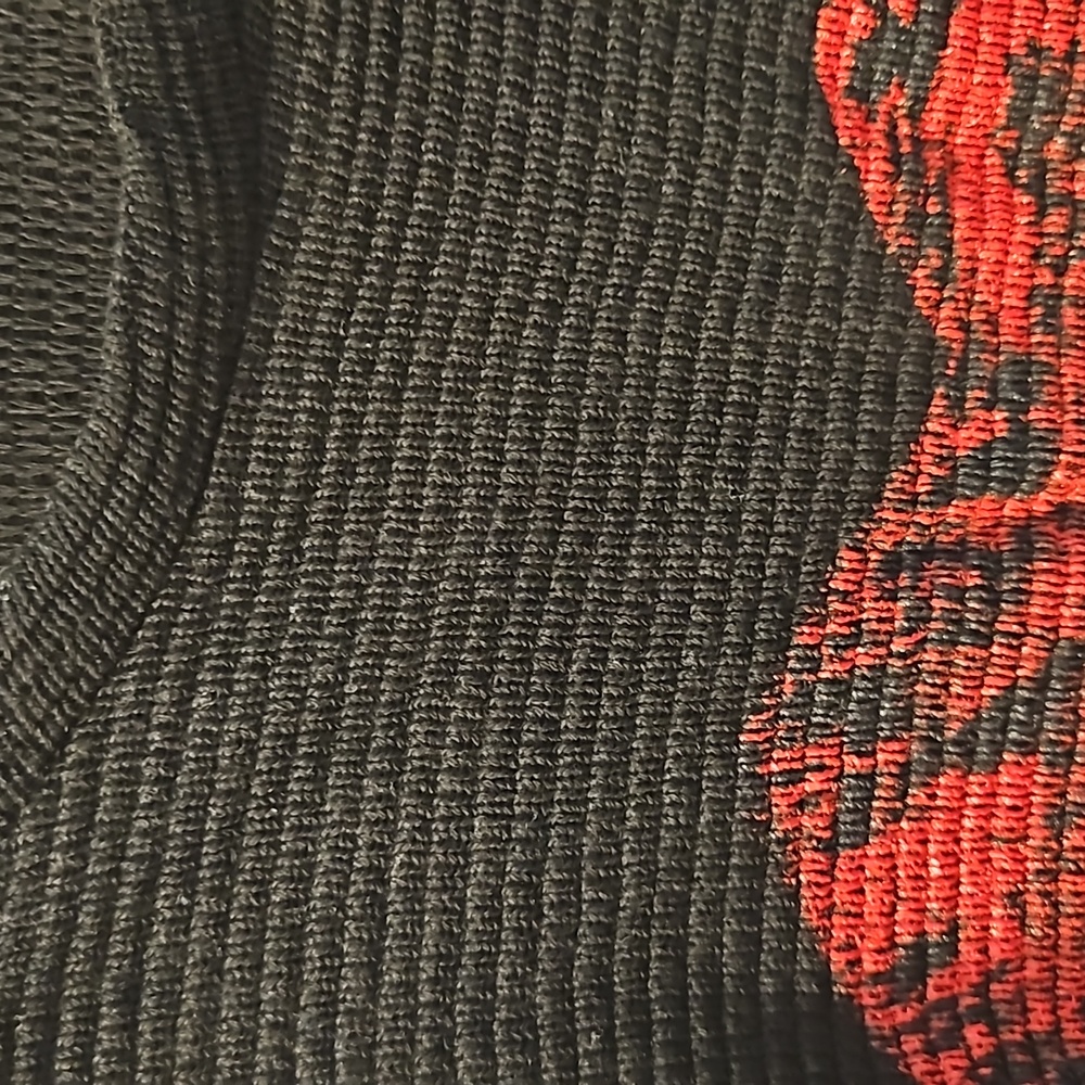 Lauren Moshi "Waffle Knit" Biting Lips top - Picture 10 of 11